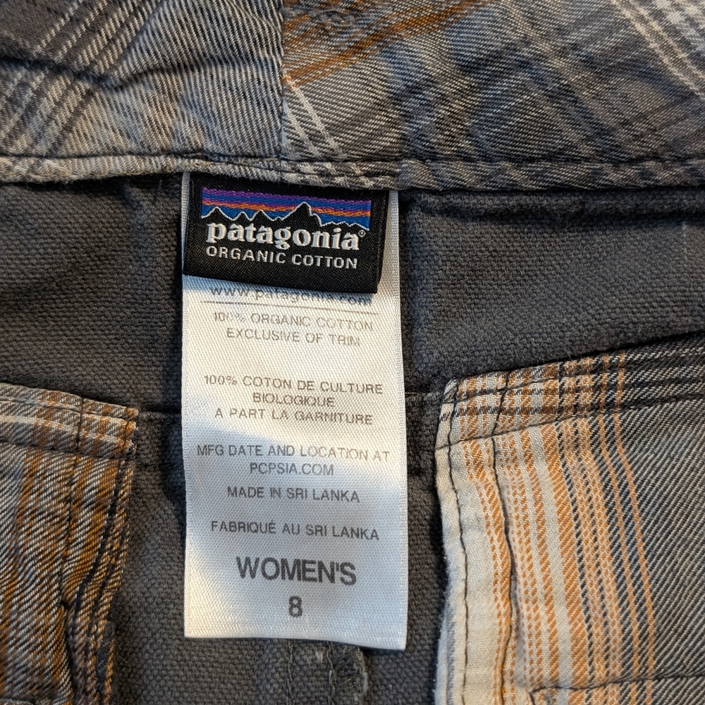 Patagonia Organic Cotton Skirt Women’s 8 Gray Utility Outdoor Casual Mini - Picture 7 of 11